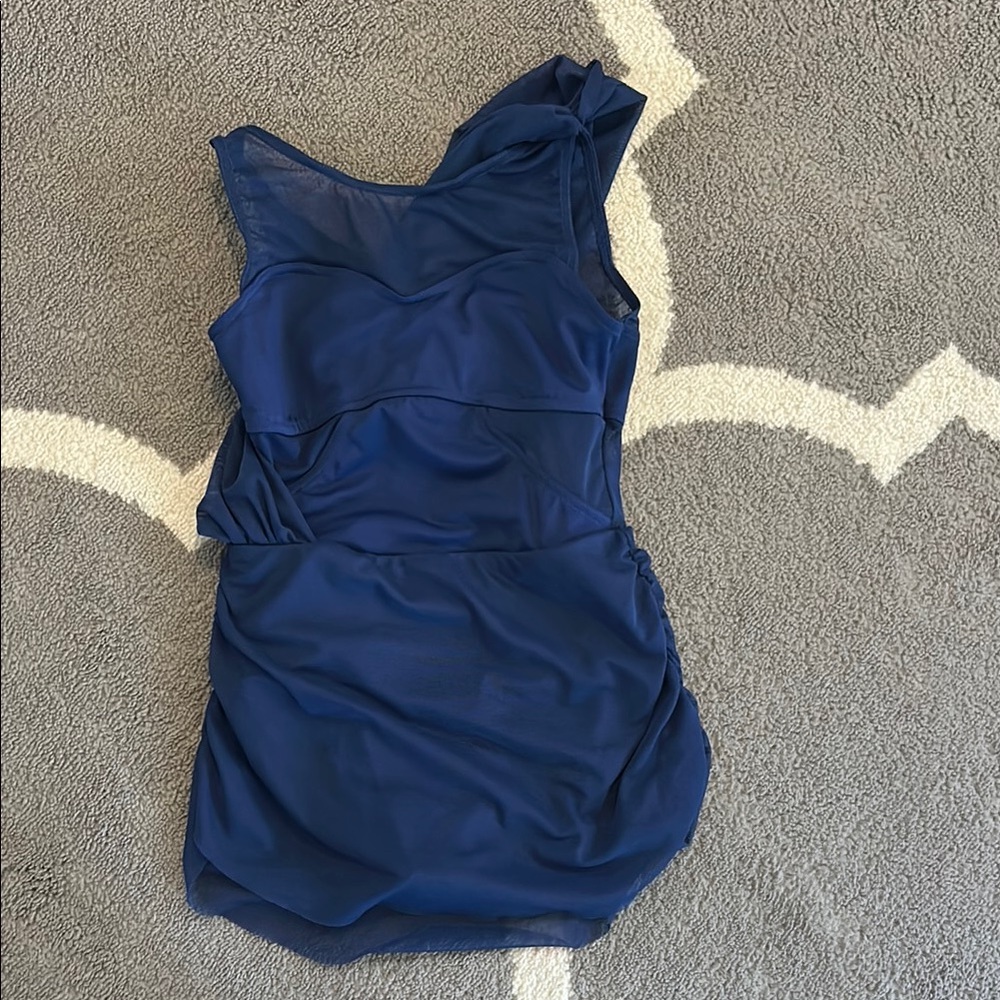Balera Navy Blue lyrical costume D11450